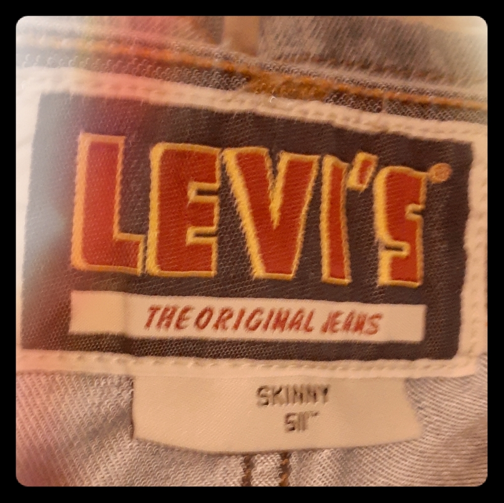 Levi's skinny jeans